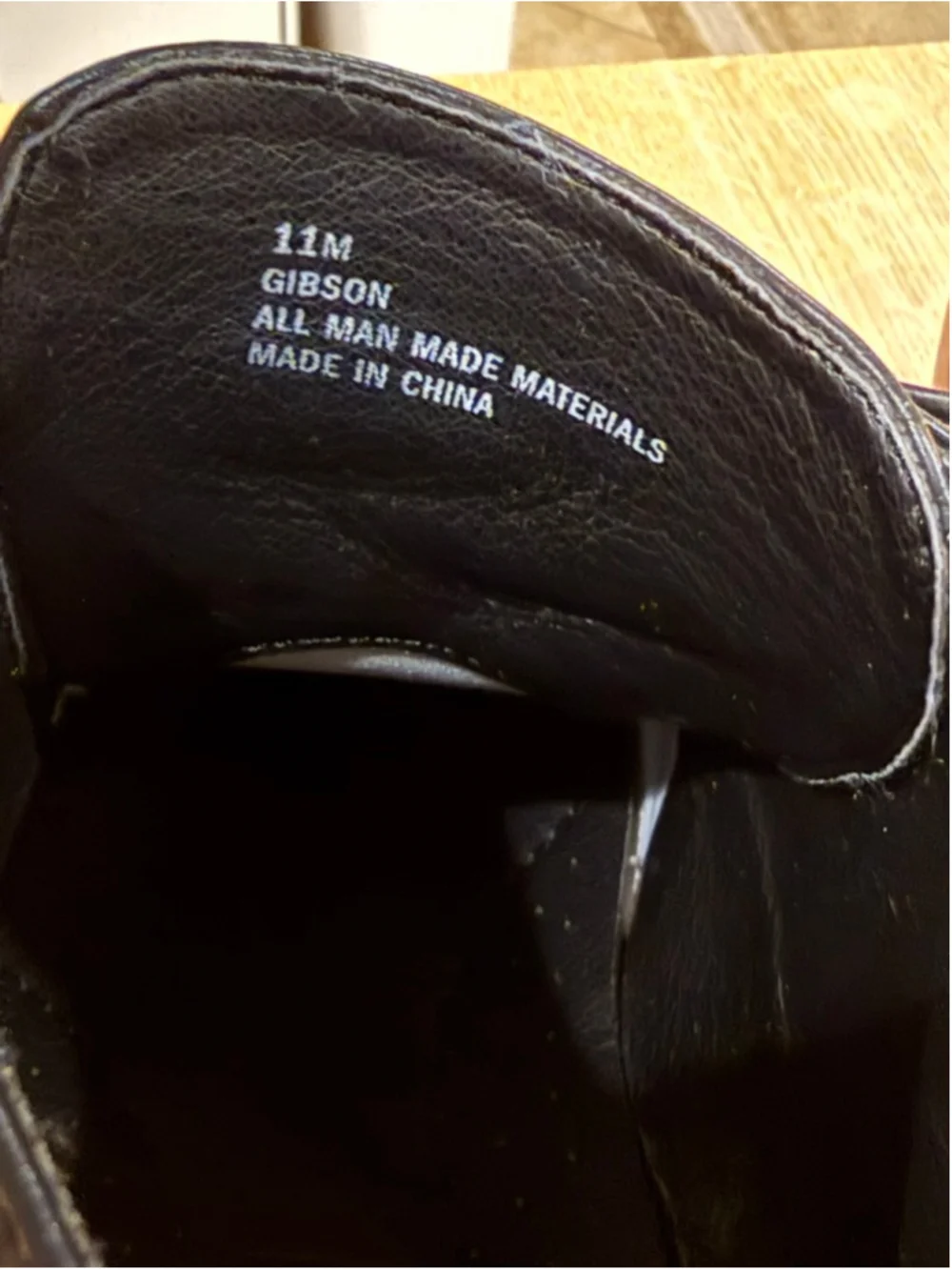Men's Van Heusen Black Chukka Boots with Brown Soles Size 11